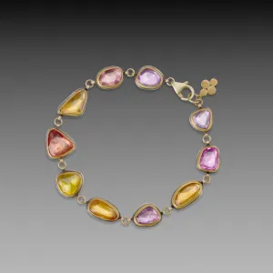 Rainbow Sapphire Bracelet