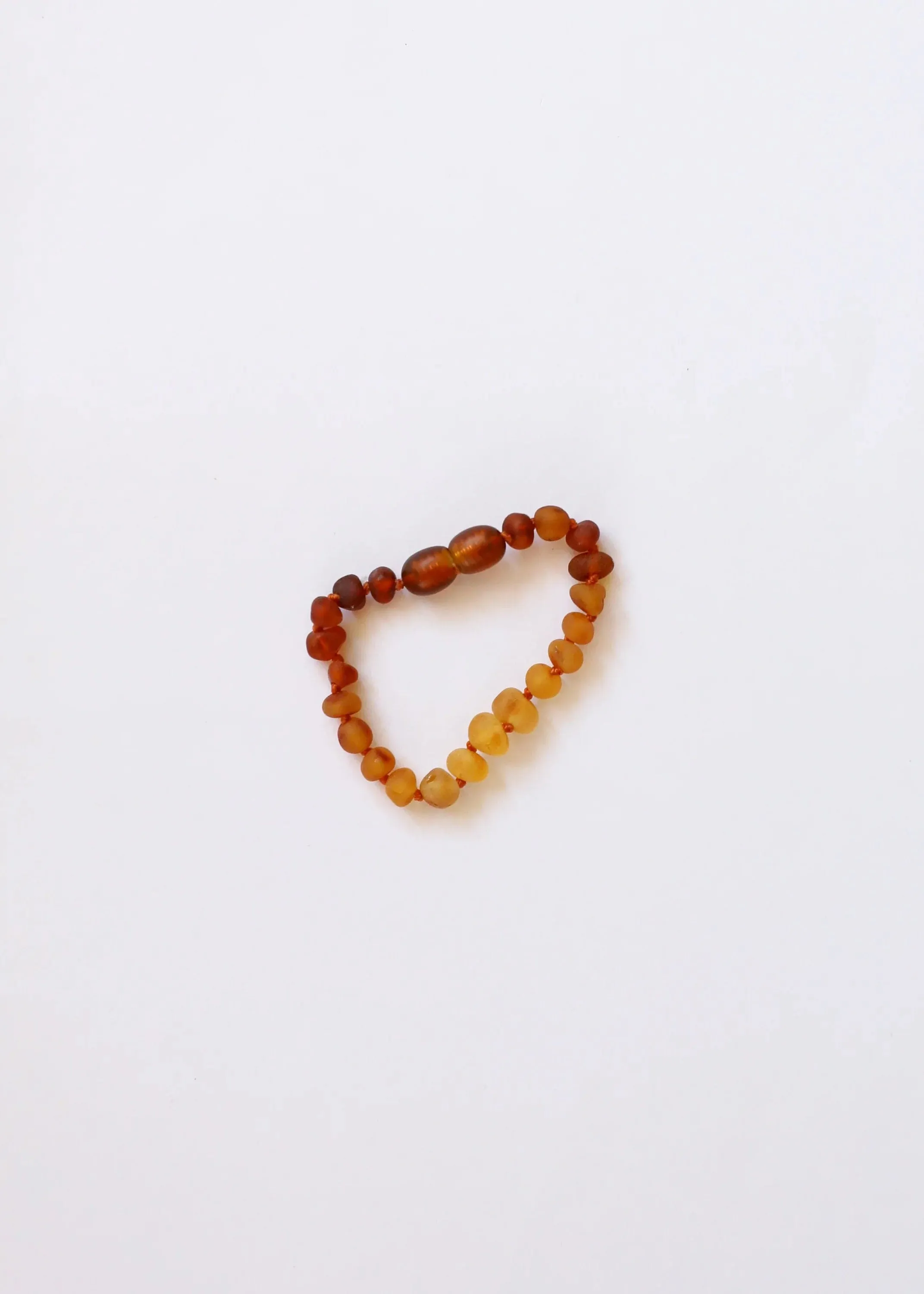 Raw Baltic Amber   Sunflower Bracelet