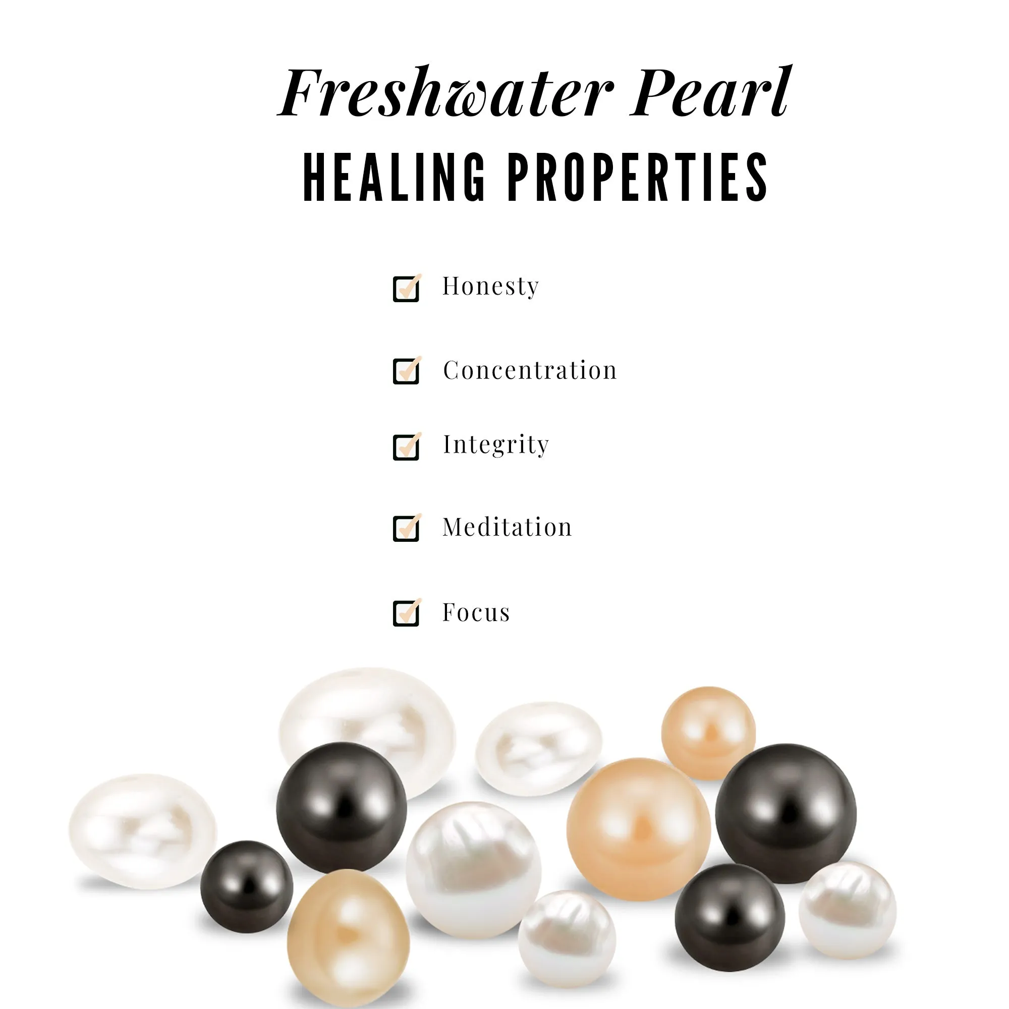Real Freshwater Pearl Stud Earrings with Diamond