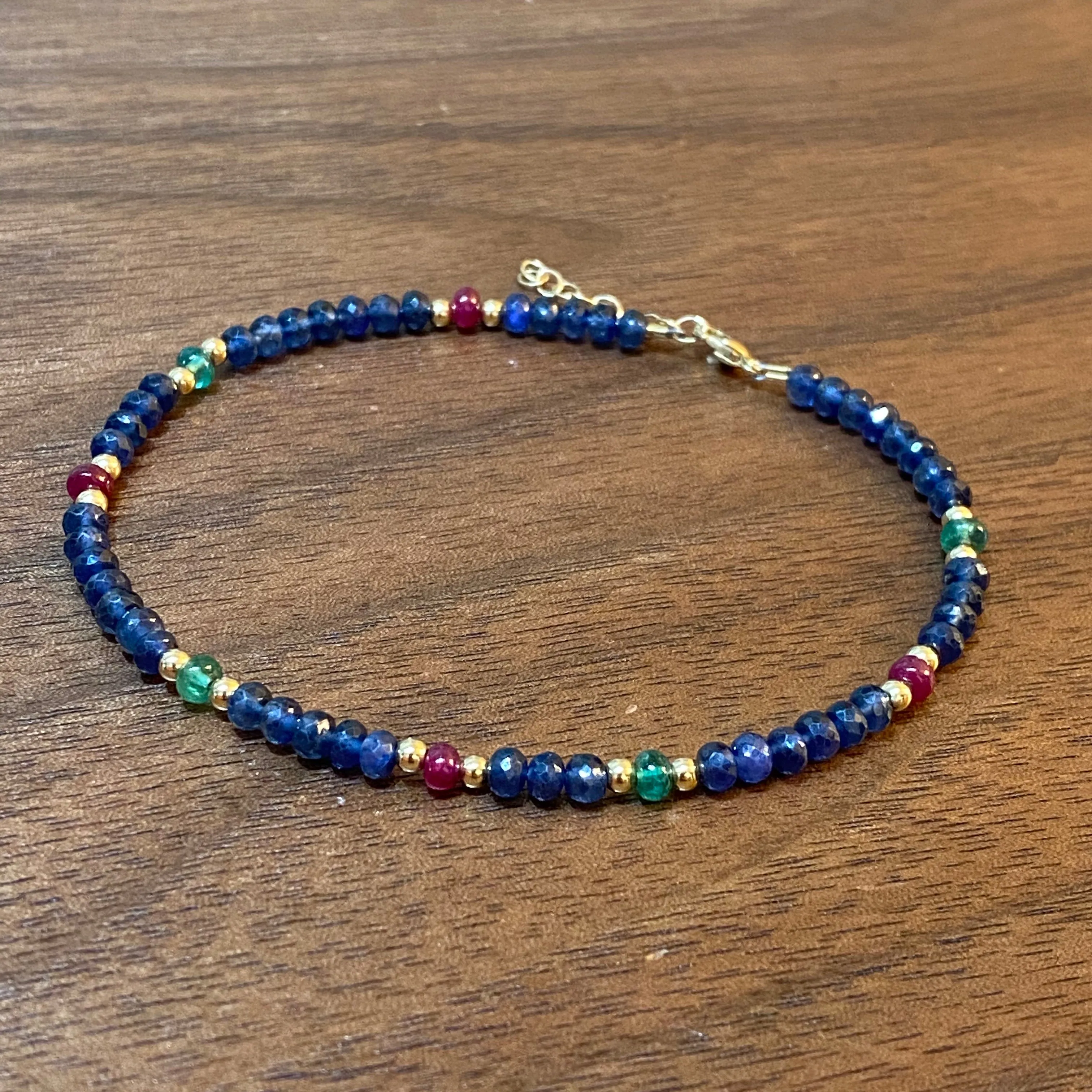 Red, Right, Return Gemstone Bracelet
