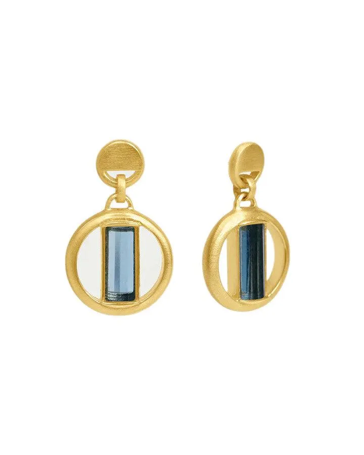 Revival Gemstone Droplet Earrings