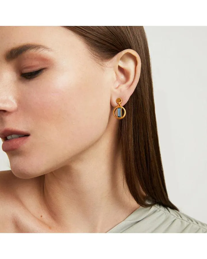 Revival Gemstone Droplet Earrings