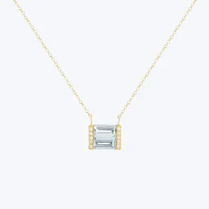 Shine Aquamarine Necklace