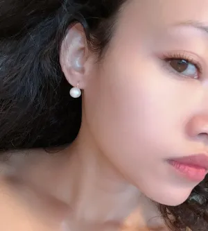 Short Hang  Freshwater Pearl Earrings