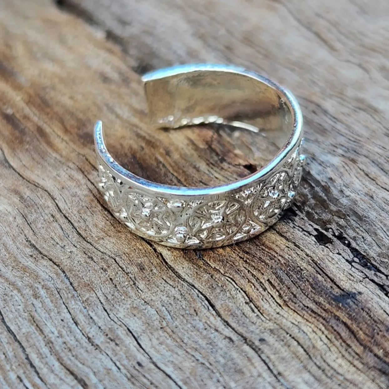 STAR CIRCLES - 925 STERLING SILVER TOE RINGS