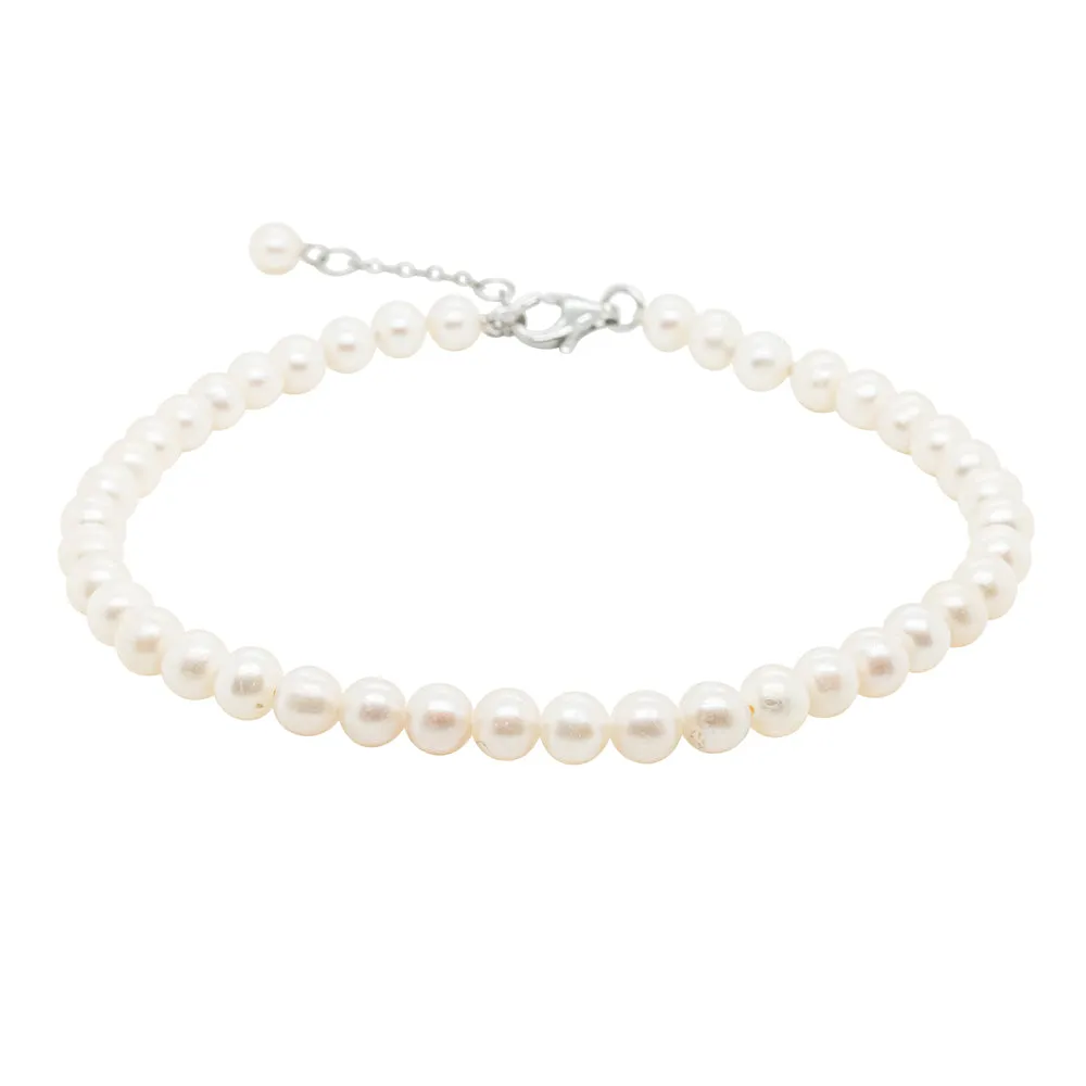 Sterling Silver Freshwater Pearl Zelda Bracelet