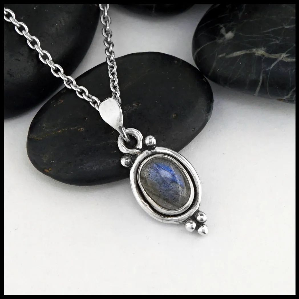 Sterling Silver Moonstone Pendant
