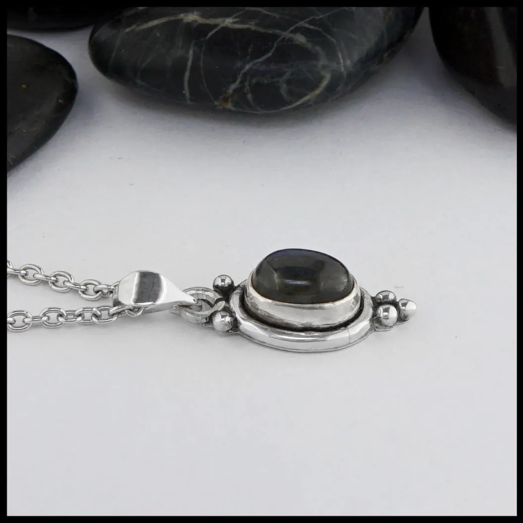 Sterling Silver Moonstone Pendant