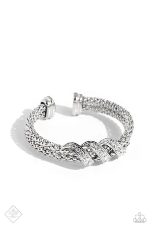 Tangible Taste - White Bracelet - Paparazzi Accessories