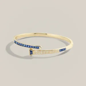 The Lucky One Blue Sapphire Bangle