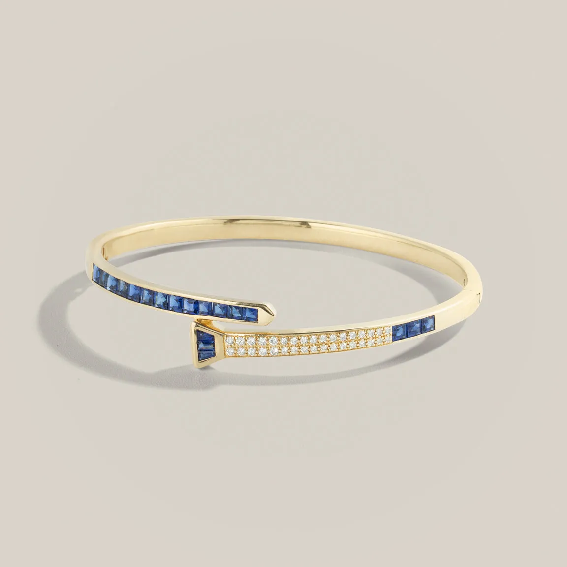 The Lucky One Blue Sapphire Bangle