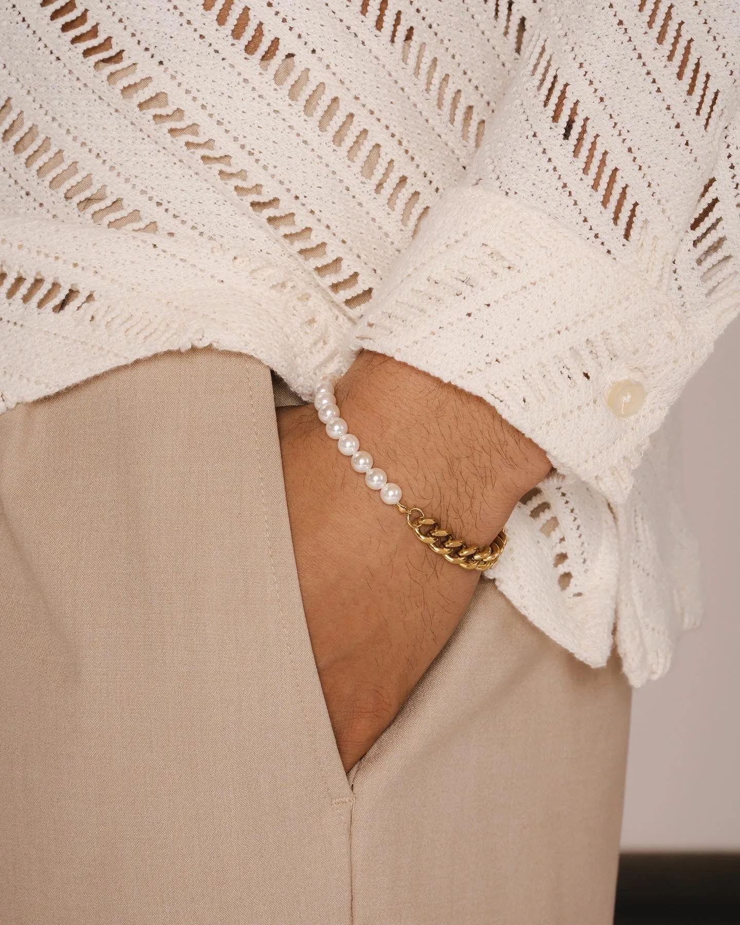 The Pearl Bracelet (Gold)