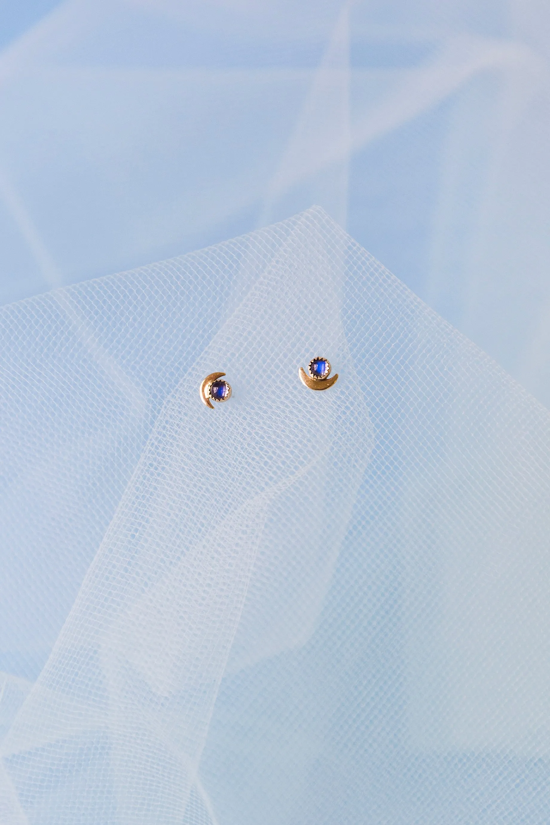 Tiny Moons with Cabochon