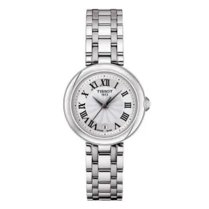 Tissot Bellissima Small Lady Wristwatch, White Dial, 26mm (T1260101101300)