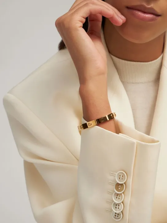 Tory Burch   7mm Miller stud hinge bracelet 