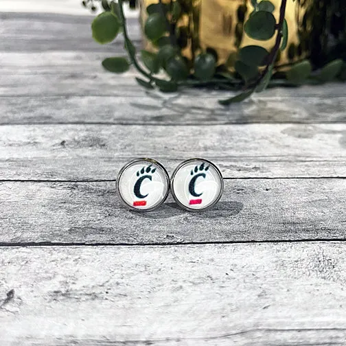 UC Bearcat Stud Earrings (GOLD OR SILVER)