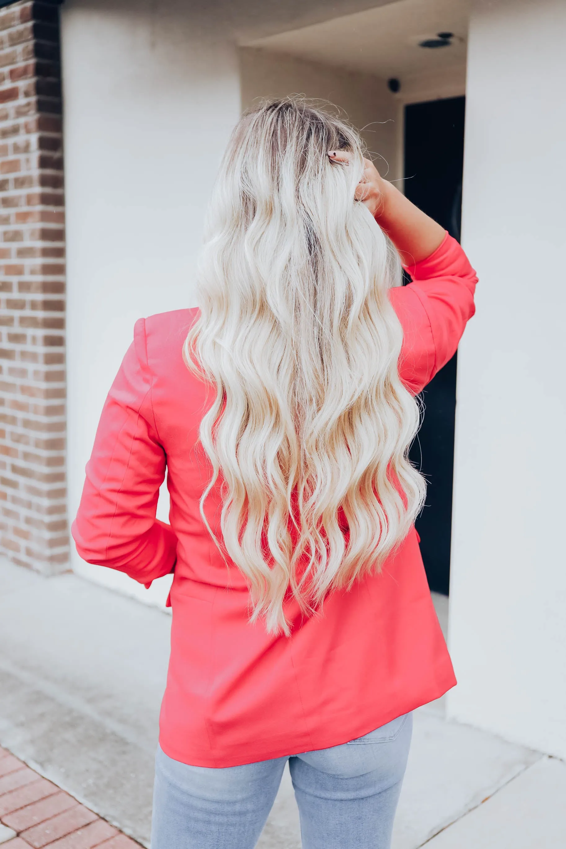 Urban Design Classic Blazer - Coral Pink S-3X