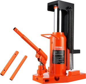 Vevor Hydraulic Toe Jack 10T on Toe 20T on Top Lift Capacity New