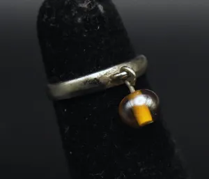 Vintage Adjustable Dangle Bead Toe Ring
