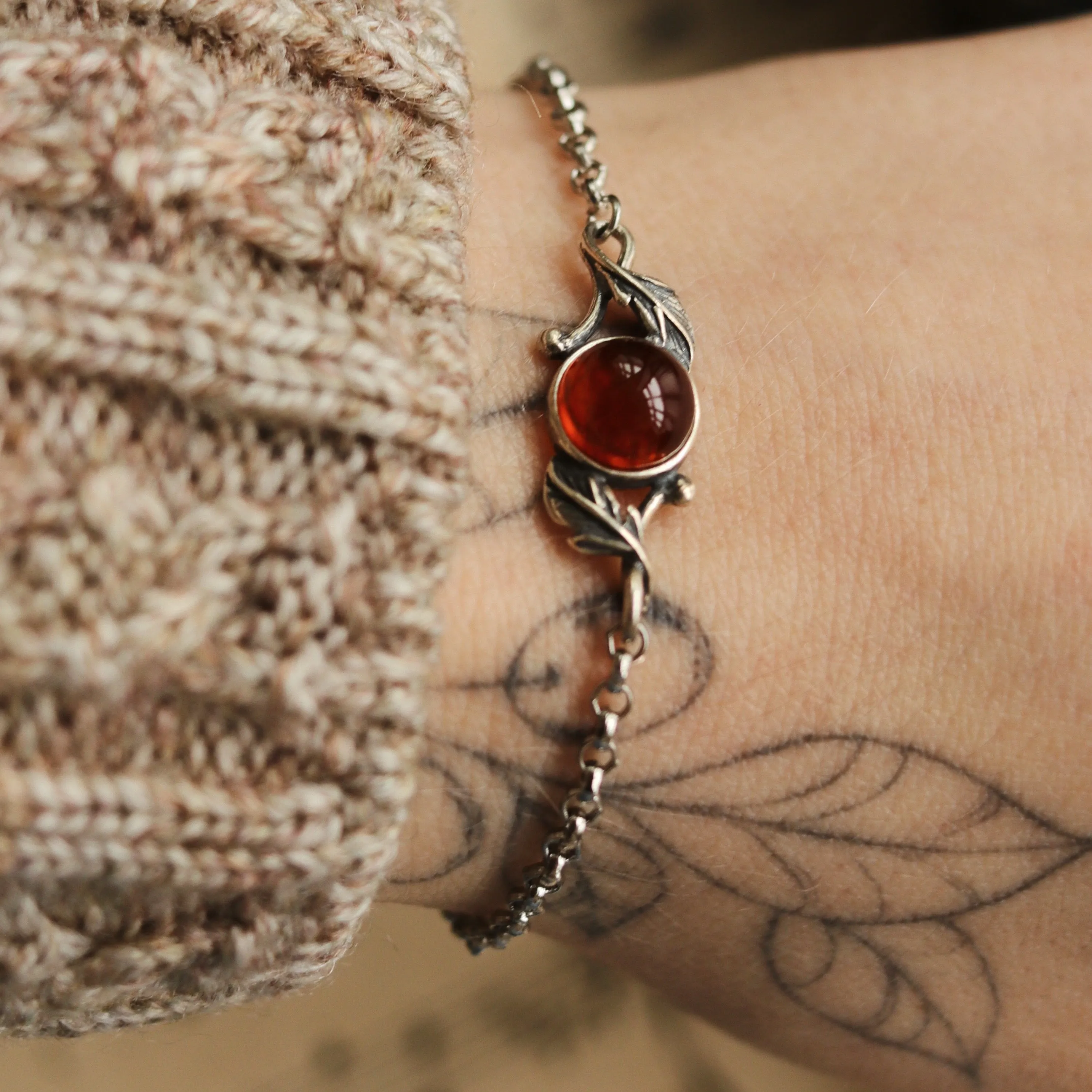 Vintage Reworked | Hazelwood Amber Bracelet
