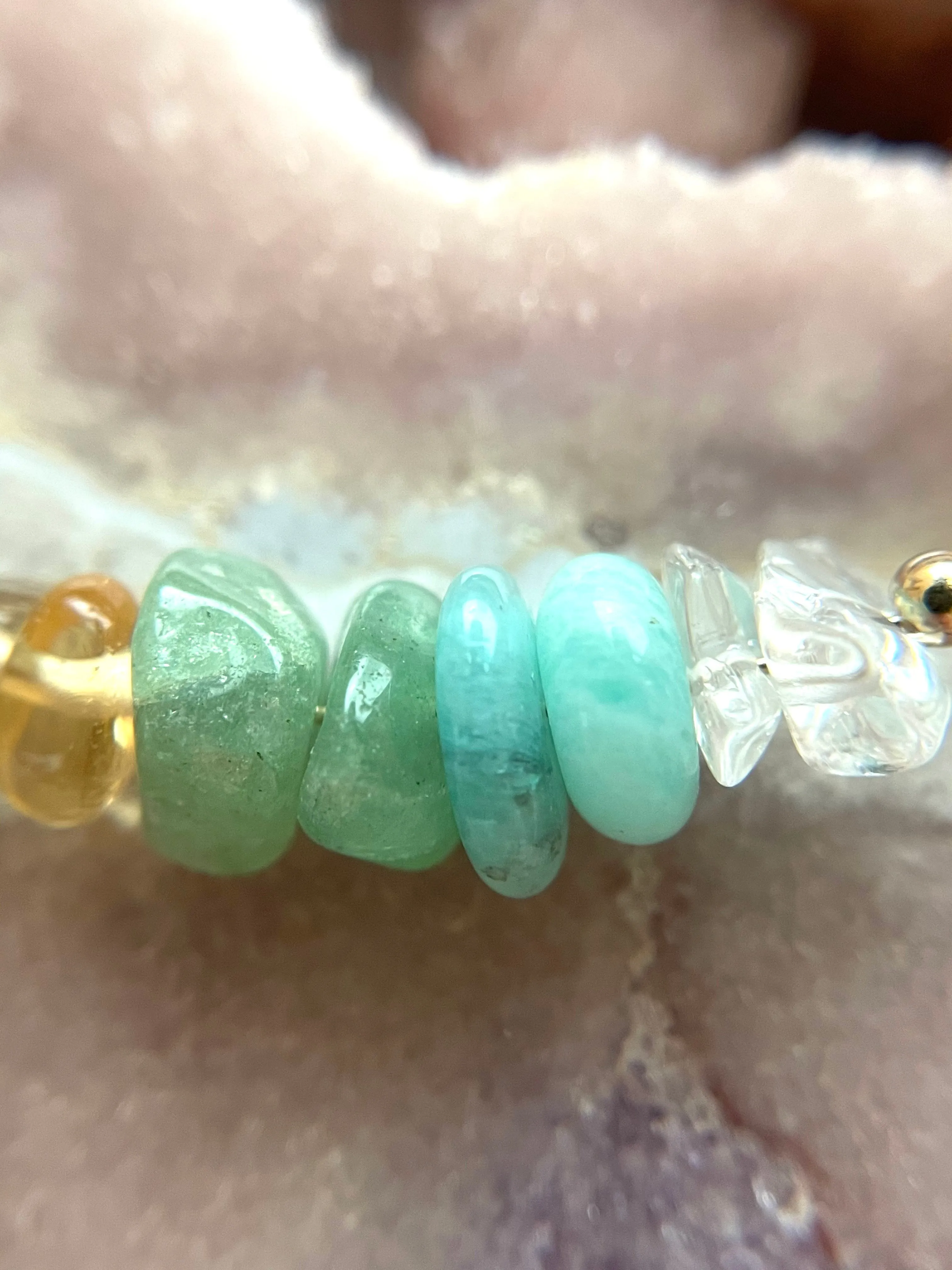 Virgo zodiac Necklace - crystal healing jewelry