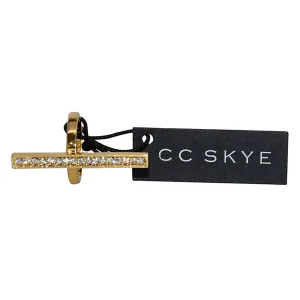Whitney Pave Line Ring Gold Size 6 by CC Skye for Women - 1 Pc Ring